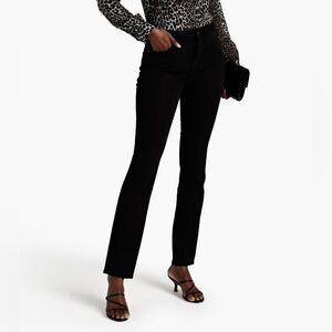 NWOT DL1961 Nina High-Rise Slim-Leg Jeans- Black/ Size 24